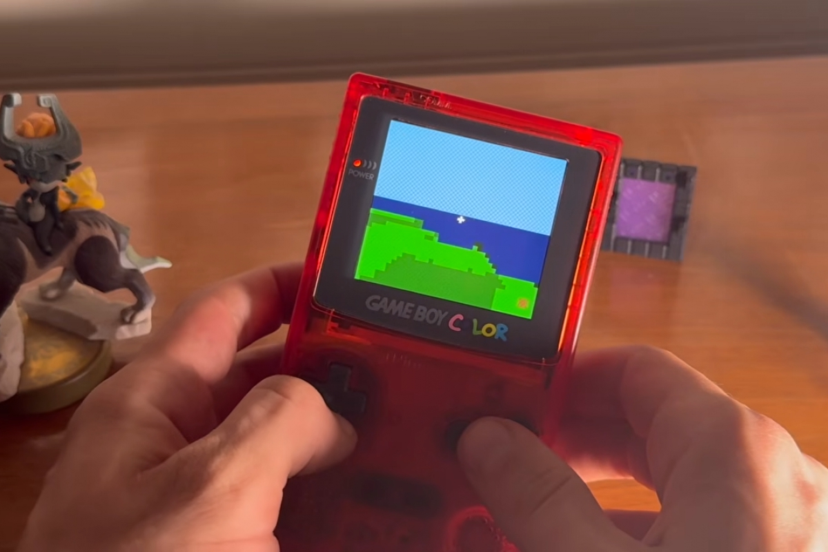 Consiguen ejecutar una versión 3D de Minecraft en Game Boy Color y hasta en la Game Boy original