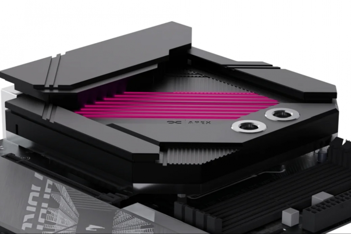 Los nuevos monobloques Alphacool Apex refrigeran CPU, VRM y SSD M.2 en placas AM5 de ASUS, GIGABYTE y MSI
