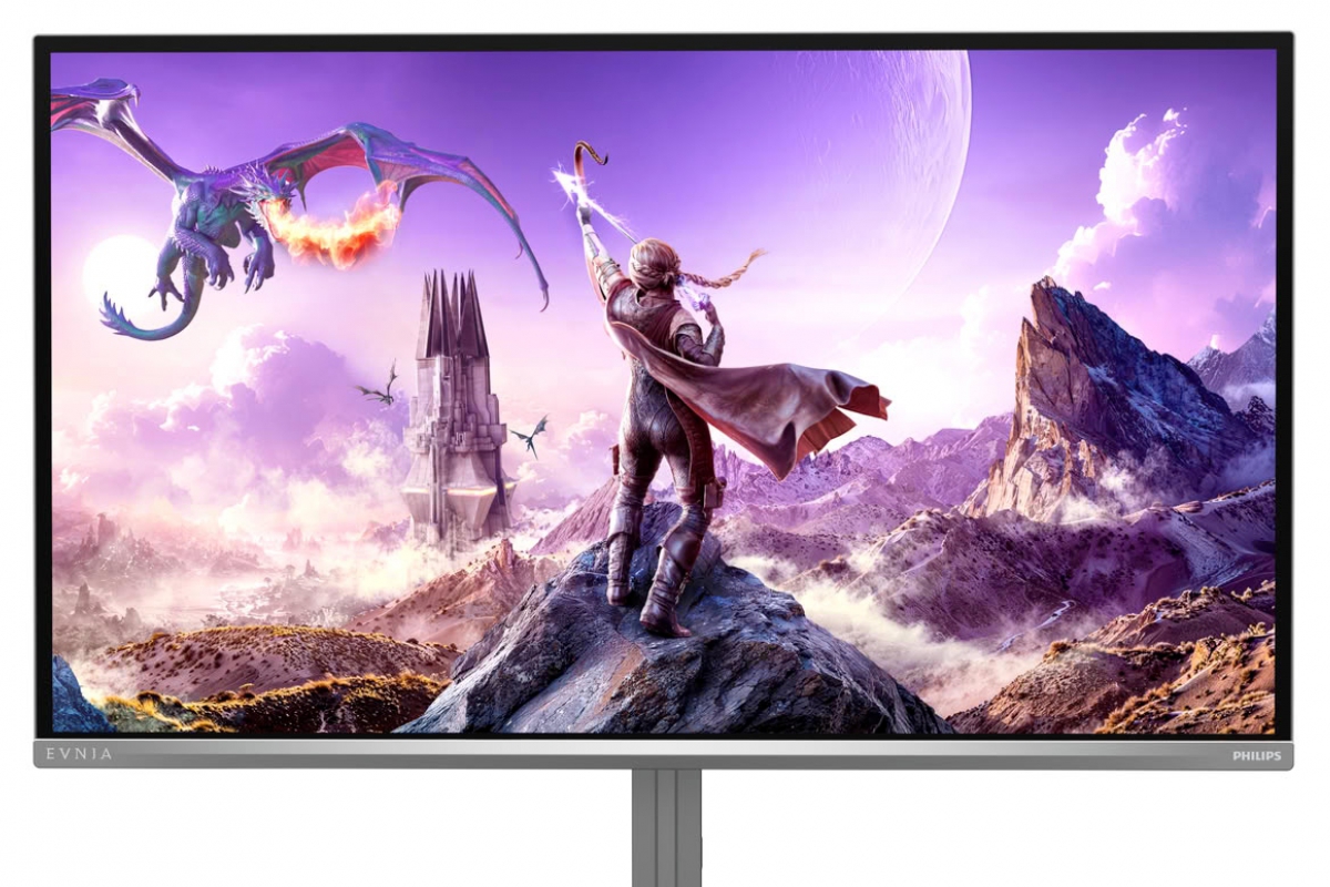Philips lanza el Evnia 32M2N6901A con panel QD-OLED 4K, 165 Hz y carga USB-C de 90 W