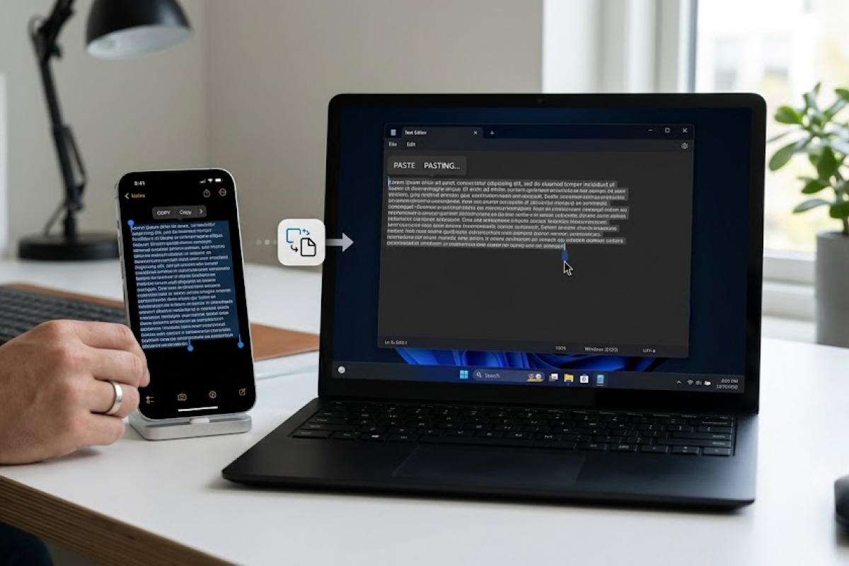 Apple trabaja en una nueva función que permitirá copiar y pegar texto y otro contenido desde y hacia los iPhone en un PC con Windows