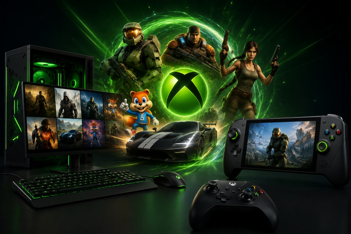 Xbox llevará la retrocompatibilidad de los juegos originales y Xbox 360 a PC y dispositivos portátiles Xbox