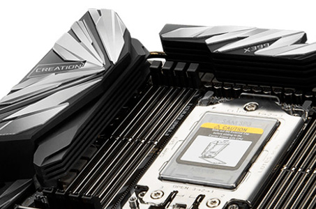 La MSI MEG X399 Creation incorpora 19 fases VRM y grandes