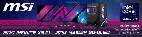MPG 491CQP QD-OLED + MPG Infinite X3 Banner