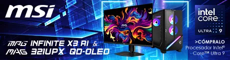 MAG 321UPX QD-OLED + MPG Infinite X3 Banner