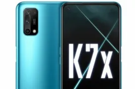 El smartphone Oppo K7x llega con el Dimensity 720 y 6 GB de RAM bajo un panel LCD de 6.5" a 90 Hz