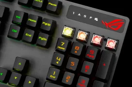 El teclado óptico-mecánico ASUS ROG Strix Scope RX llegará con iluminación RGB por tecla y una durabilidad de 100 millones de pulsaciones