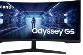 El Samsung Odyssey G5 C34G55T llega en 34 pulgadas con curvatura 1000R, 3440x1440 y 165 Hz