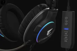 Sonido 7.1 virtual y drivers de 50 mm en los nuevos auriculares gaming Aorus H1 de Gigabyte