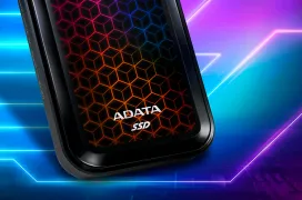 Adata SE770G, un disco externo SSD con RGB en la carcasa y velocidades de 1000/800 MB/s