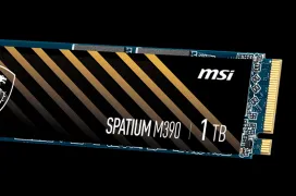 MSI anuncia el Spatium M390, un SSD PCIe 3.0 con hasta 3300 MB/S de lectura y 5 años de garantía
