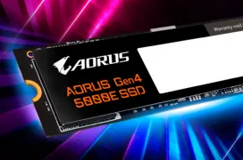 Nuevo SSD M.2 AORUS Gen4 5000E con velocidades de hasta 5.000 MB/s de lectura secuencial
