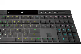 CORSAIR presenta el teclado mecánico inalámbrico K100 AIR con interruptores CHERRY y diseño ultradelgado