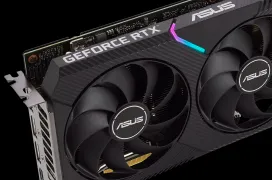ASUS cambia su modelo GeForce RTX 3060 Ti DUAL para añadir memoria GDDR6x y reducir su tamaño