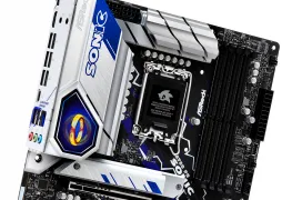 ASRock lanzará la placa con chipset B760M y temática Sonic compatible con DDR5 y doble conector de 8 pines para la CPU