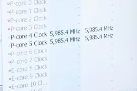 Intel muestra en vídeo su Core i9-13900KS funcionando con dos núcleos a 6 GHz