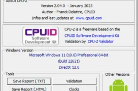 Nueva versión de CPU-Z 2.04 compatible con el Intel Core i9-13900KS y los AMD Ryzen 7000X3D