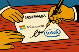 Microsoft elige a Intel para fabricar su chip Maia 2 en el nodo 18A-P, con tecnología RibbonFET y PowerVia para mejorar la eficiencia en IA