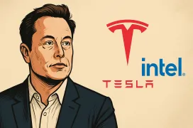 Elon Musk plantea una megafábrica de chips para Tesla con Intel como posible socio para asegurar el futuro de su inteligencia artificial
