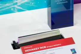 XPG NOVAKEY RGB debuta en el CES 2026 con DDR5 a 8000 MT por segundo, efecto Infinity y uso de materiales reciclados