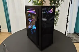 La ASUS ROG G1000 es la torre gaming de 104 litros que proyecta hologramas y estrena las RTX 5090