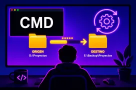 Cómo crear copias de seguridad automatizadas con comandos y sin apps en Windows 11