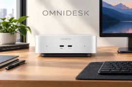 Este nuevo HP OmniDesk es un mini PC con chips Intel Wildcat Lake que arranca en 799 dólares con 8 GB de RAM
