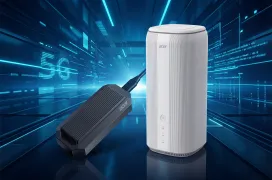 Acer presenta un router 5G para 128 dispositivos y un módem USB-C de hasta 3,27 Gbps