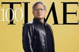 El CEO de NVIDIA , portada de la revista Time como una de las personas más influyentes del mundo