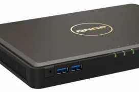 QNAP TBS-464 : Un "NASbook" Portátil con Conectividad 2,5 GbE y cuatro M.2 NVMe