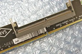 Con este adaptador se pueden utilizar módulos SO-DIMM DDR5 de portátiles en PCs de sobremesa