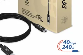 Nuevos cables USB-C de Club 3D con soporte para carga a 240W