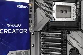 La nueva placa ASRock WRX80 Creator combina procesadores AMD Threadripper PRO 5000 con 7 slots PCIe 4.0 x16
