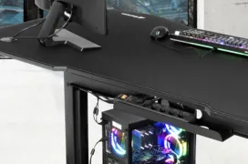 Nuevas mesas gaming Sharkoon SGD20 y SG10 con altura regulable en tres niveles