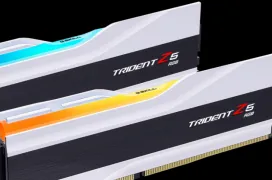 Nuevas memorias DDR5 G.Skill Trident Z5 de color blanco, en kits de 2x24 GB y con hasta 8.200 MHz