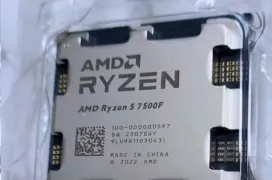 El AMD Ryzen 5 7500F sin gráficos integrados solo llegará a China