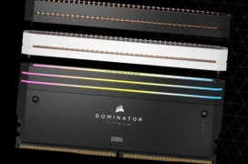 CORSAIR presenta las memorias DDR5 DOMINATOR TITANIUM hasta 192 GB a 8.000 MHz y con tapa personalizable