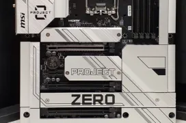 MSI está trabajando en una placa Project Zero con los conectores detrás con chipset Z790 y una caja compatible