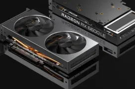 Vista una AMD Radeon RX 6600 LE en equipos premontados de Lenovo
