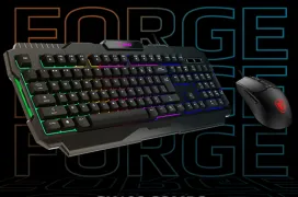 MSI ha presentado su nueva serie de periféricos FORGE con el COMBO GK100 compuesto de teclado y ratón
