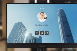 ViewSonic lanza dos monitores con reconocimiento facial y dock integrado