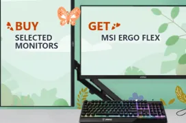 MSI regala un soporte dual Ergo Flex por la compra de sus monitores