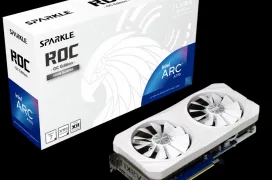 Sparkle lanza nuevas Intel Arc A770 y A750 ROC edition en colores blanco y negro