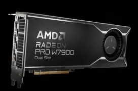 AMD adelgaza su Radeon PRO W7900 con un modelo de doble slot y misma potencia