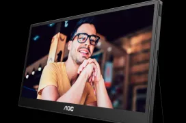 AOC ha presentado su monitor portátil 16T3EA con 15,6 pulgadas, FullHD a 60 Hz y conector USB-C por 179 euros