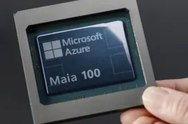 Nuevos detalles de Maia 100, el primer chip de IA de Microsoft con 64 GB de memoria HBM2e integrados