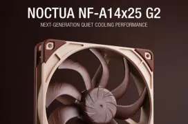 Nuevos ventiladores Noctua 14 NF-A14x25 G2 con motor etaPERF y tecnología Smooth Commutation