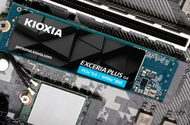 Kioxia ha presentado su disco SSD M.2 Exceria Plus G4 PCIe 5.0 con hasta 10.000 MB/s de lectura