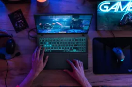 El nuevo portátil ASUS V16 viene con un Intel Core 7, gráficos NVIDIA RTX 40 Series y pantalla de 16 pulgadas