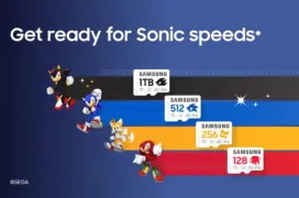 Samsung presenta las MicroSD Sonic The Hedgehog Pro PLUS con hasta 1 TB con iconos de los personajes del juego