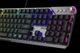 MSI STRIKE 600: Nuevo teclado mecánico de aluminio con interruptores Kailh Midnight Pro Silent